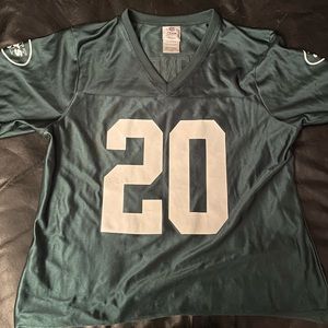 NFL Team Apparel Women’s Large Thomas Jones NY Jets No. 20